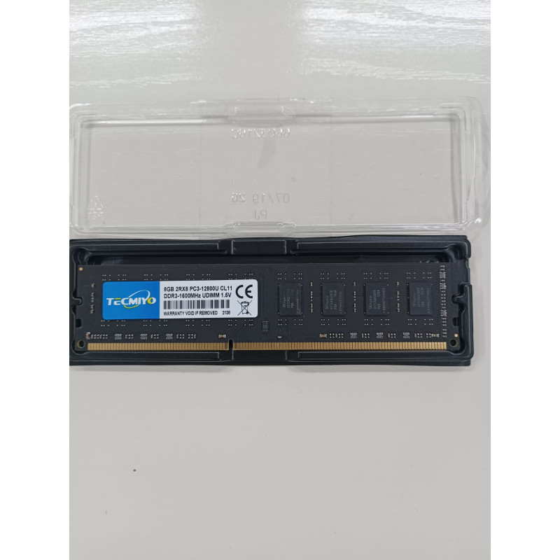 DDR3 8GB PC3 12800U 1600MHZ UDIMM 1.5V